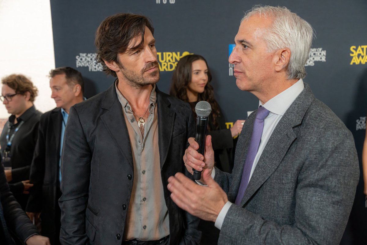 CHPRTeam's tweet photo. @eoincmacken stepped out to support to the nomination of his show, NBC's #LaBrea, as well as present at the #SaturnAwards over the weekend. https://t.co/wpJOunEmda