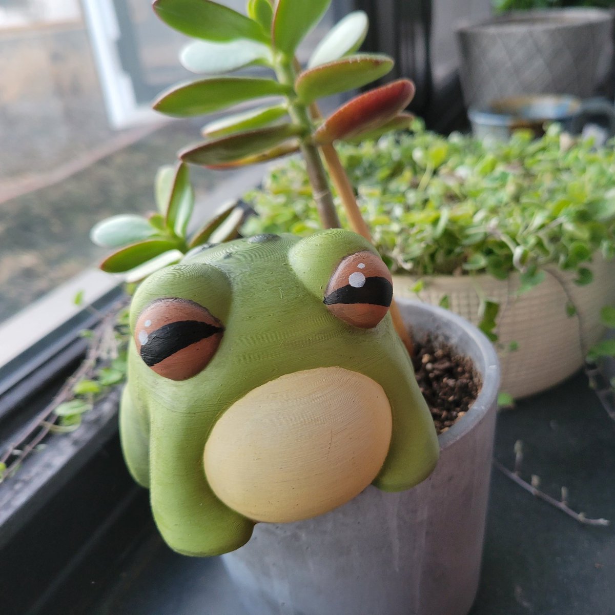 006_code's tweet photo. I’ve been playing a lot of Fae Farm so i 3D modeled one of the cute frogs from the game. 

https://t.co/WBTXWAWmvF https://t.co/qzmBLjr2Q1
