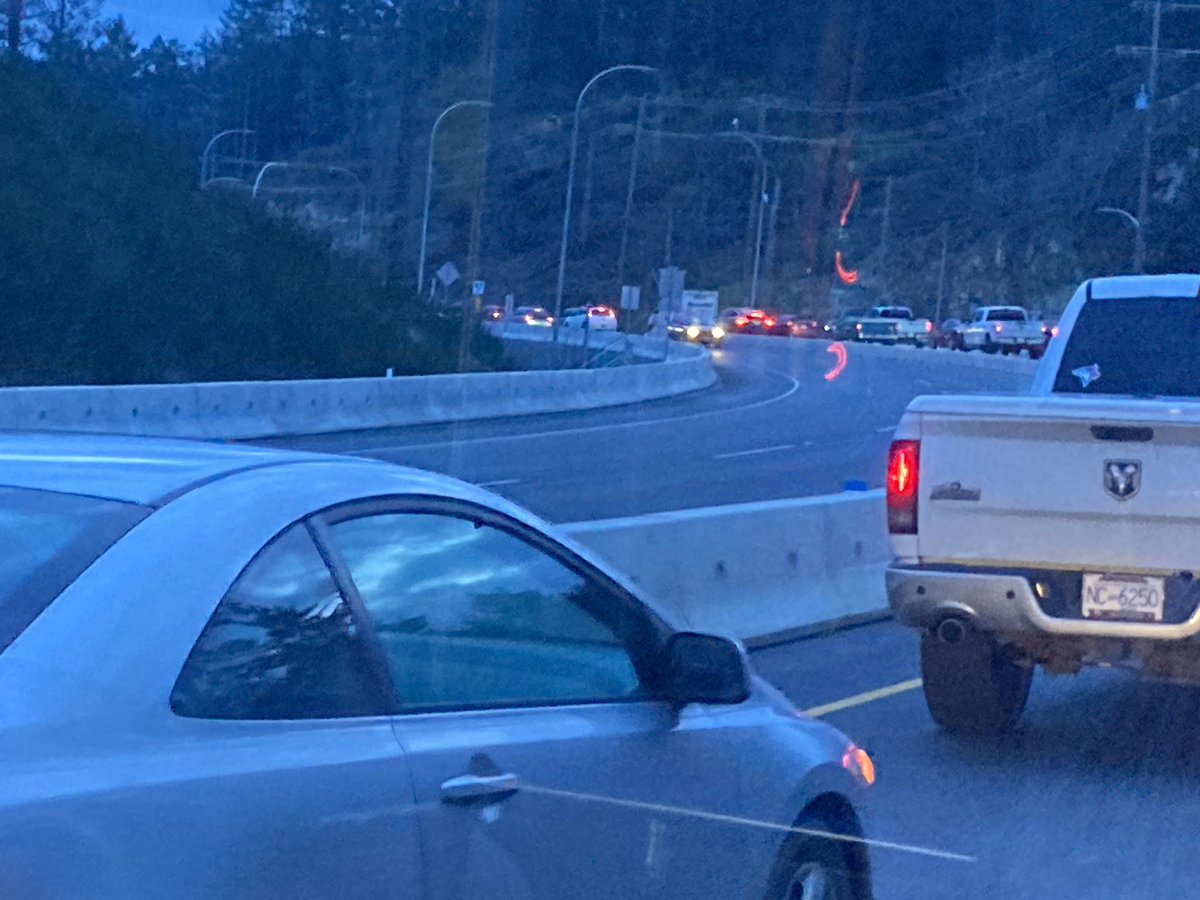 OVantandenburg's tweet photo. @BCTransit Currently on the new 4 lane parking lot to #Sooke, on the bus. Some still standing. Glad I’m not a part of the problem, taking public transit. Maybe more would if one didn’t have to stand all the way home. #biggerbusplease https://t.co/SnLeuscpyS