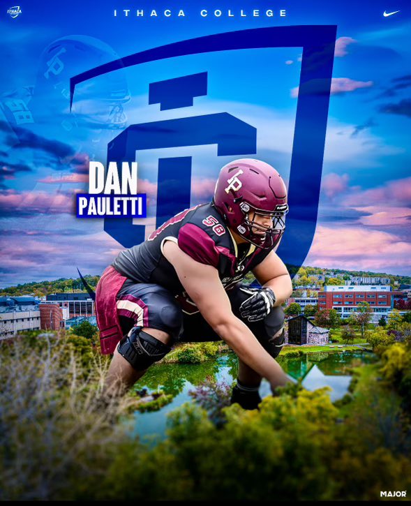 ionafootball's tweet photo. Congratulations to our Senior Captain Dan Pauletti on his commitment to @IthacaBomberFB. @KDJmedia1 @prospectnys @HSFBamerica @lohudsports @PrepRedzoneNY @NYCHSFL #IPPD4SA https://t.co/LBi8vTlgKZ