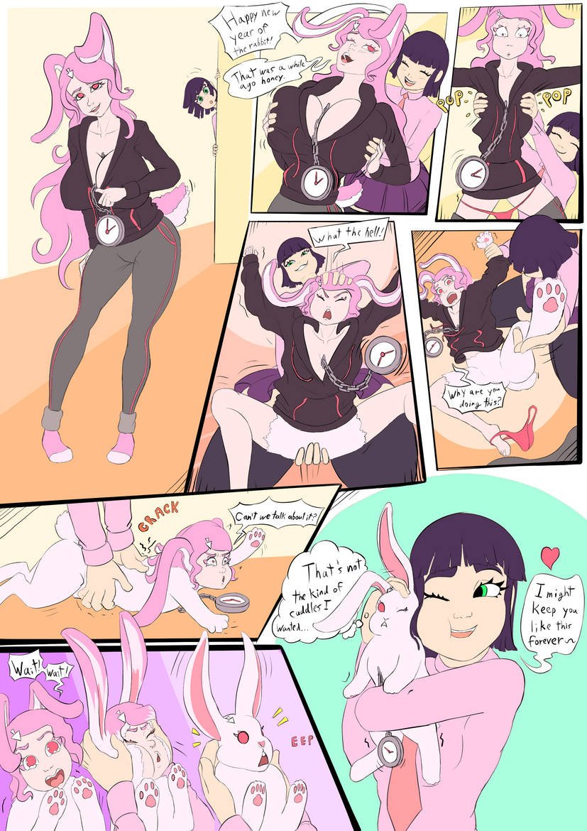 DuwangMister's tweet image. Rabbit transformation with Bunny-chan and Nova