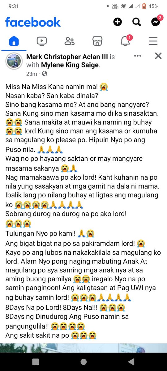 Ccyuzon's tweet photo. Sna mahanap kna ate😢 pakitulungan po natin pamilya nila..🙏🙏🙏

Please Share! https://t.co/4gOSJ5vkrw
