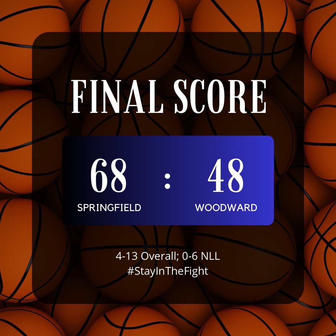 Final.

Back at it Friday AT HOME against Fremont Ross

<a href="/davey153/">Dave Spengler ®</a> <a href="/BCSNsports/">BCSN</a> <a href="/MaxPreps/">MaxPreps</a>