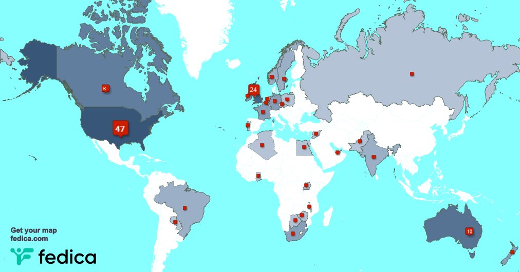 Special thank you to my 2 new followers from USA, and more last week. fedica.com/!SuzeSchulz