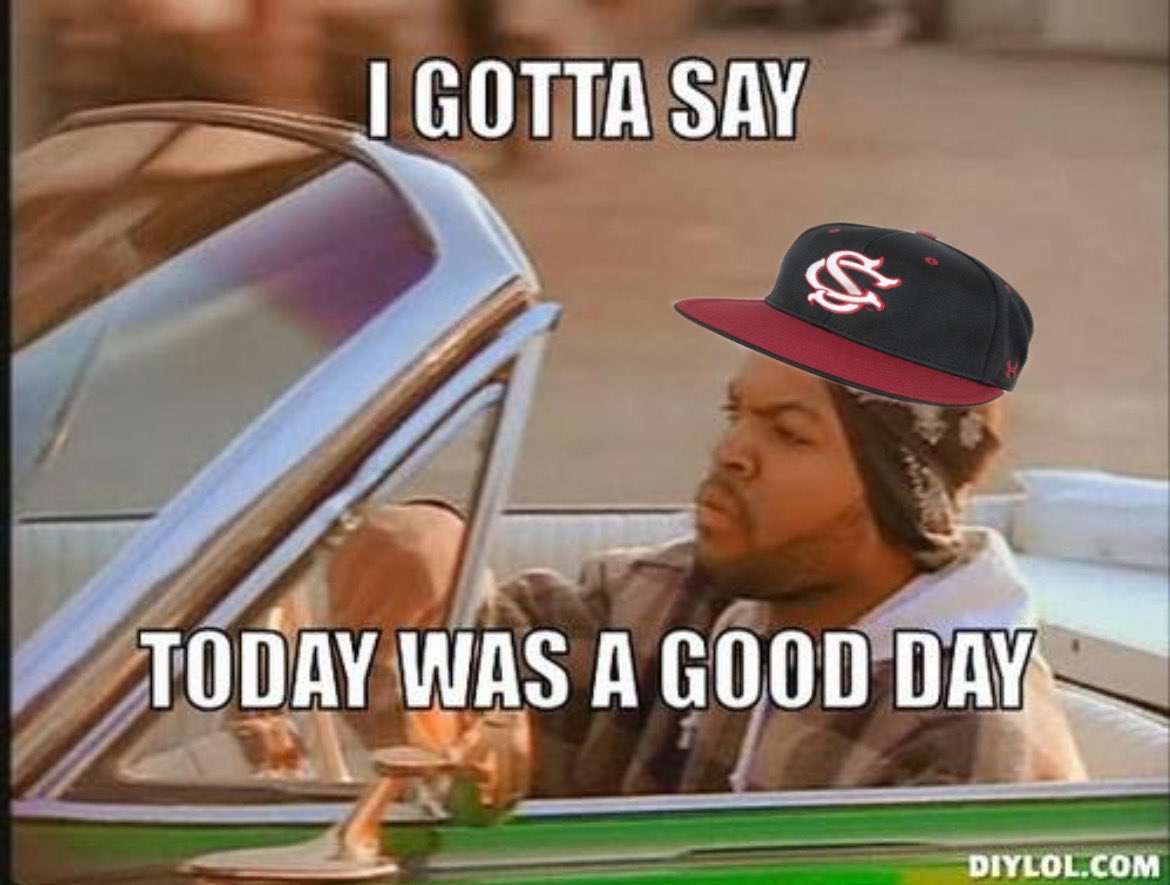 229Gamecocks's tweet photo. 20-3. 8-2 in SEC. 

That’s the tweet. 

#Gamecocks 

#QZipSzn https://t.co/qgAWoaxP4e