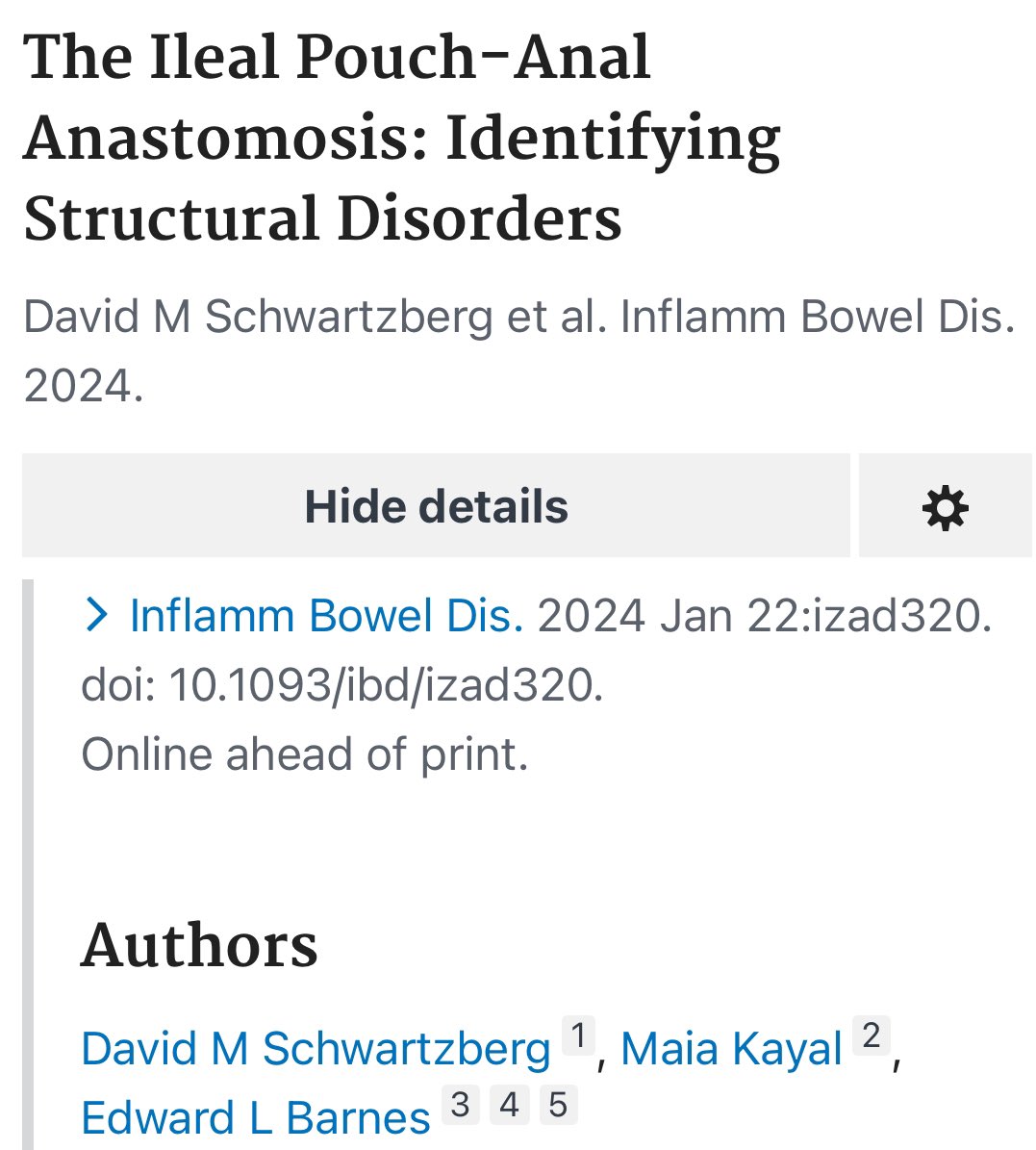 David M. Schwartzberg, MD (@schwartzbergmd) on Twitter photo SO proud of our <a href="/IBDJournals/">IBDJournal & CC360</a> group <a href="/EdBarnesMD/">Edward Barnes MD MPH</a> <a href="/MaiaKayalMD/">Maia Kayal MD</a> on our latest edition of #PouchCorner #IPAA <a href="/MRegueiroMD/">Miguel Regueiro</a> <a href="/IBD_Afzali/">Anita Afzali MD, MPH, MHCM, FACG, AGAF</a> <a href="/ColumbiaCRS/">Columbia Colorectal Surgery</a> <a href="/DCharabaty/">Aline Charabaty, MD, FACG, AGAF</a> <a href="/AlisaFarokhian/">Alisa Farokhian</a> <a href="/LauraRaffalsMD/">Laura Raffals, MD</a> SO proud of our <a href="/IBDJournals/">IBDJournal & CC360</a> group <a href="/EdBarnesMD/">Edward Barnes MD MPH</a> <a href="/MaiaKayalMD/">Maia Kayal MD</a> on our latest edition of #PouchCorner #IPAA <a href="/MRegueiroMD/">Miguel Regueiro</a> <a href="/IBD_Afzali/">Anita Afzali MD, MPH, MHCM, FACG, AGAF</a> <a href="/ColumbiaCRS/">Columbia Colorectal Surgery</a> <a href="/DCharabaty/">Aline Charabaty, MD, FACG, AGAF</a> <a href="/AlisaFarokhian/">Alisa Farokhian</a> <a href="/LauraRaffalsMD/">Laura Raffals, MD</a>