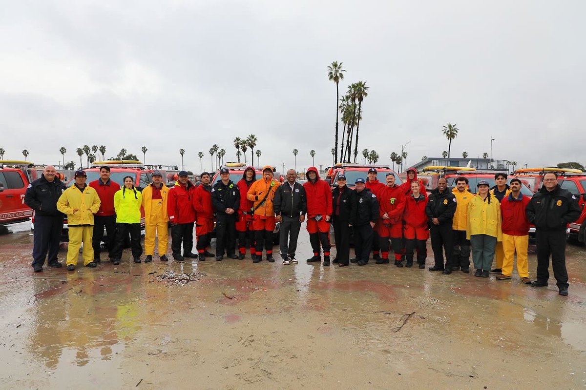 Thank you to our Long Beach Fire Department lifeguards and swiftwater rescue teams, who stepped up, responded to emergencies, and saved lives on the water during this storm. Your efforts help keep Long Beach safe, and we are grateful for your service. I’m glad I had the