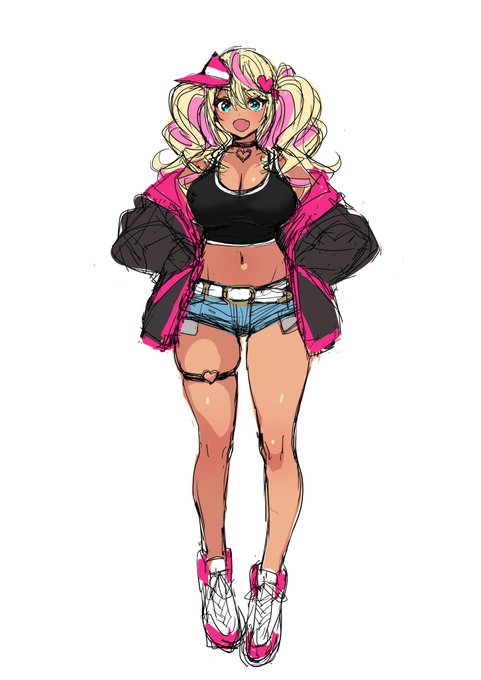 うちの子モモカちゃんですが未だにデザイン決めきれません(;・∀・) 