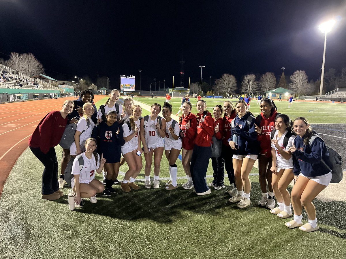 Milton varsity girls take the win over Roswell 1-0!  🦅⚽️🏆