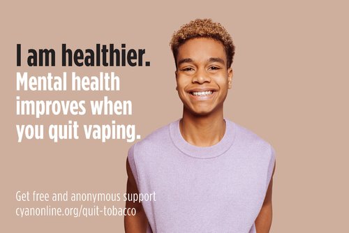 Quitting vaping is a journey to better mental health! 🌟 
Break free and feel the positive change! 💪
#AntiVapingChampions #UCLA #QuitVaping #MentalHealthMatters #VapeFree #TobaccoFree #TobaccoQuitTips #VapingQuitTip #LiveTobaccoFree