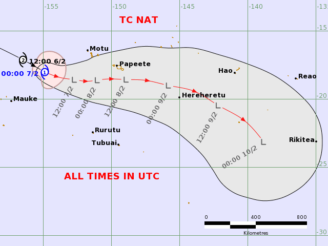 LimWeather's tweet photo. #Nat E of #Samoa/#AmericanSamoa peaked at 50mph TS SSHWS/C2 Aus Scale before weakening to remnant low near #FrenchPolynesia
Impacts likely there esp in #Tahiti and #Moorea due to #Flooding rains and possible #mudslides
#wxtwitter #flashflood #Cyclone #CycloneNat #France https://t.co/pwZI2DiOUC