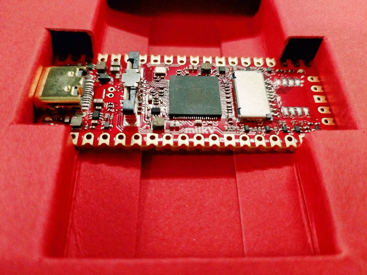 rt_thread's tweet photo. 🥳Drumroll, please! We're thrilled to announce the 5 lucky winners of the New Year Dragon #RISCV Board sponsored by @MilkV_Official. 

🎉Congrats to our winners: @mvigliar, @TB2REV, @NotBlackMagic1, Rungrot Deewongsa, Phùng Xuân Vượng.

❤️Thank you to everyone who participated. https://t.co/KhaDErnmE8