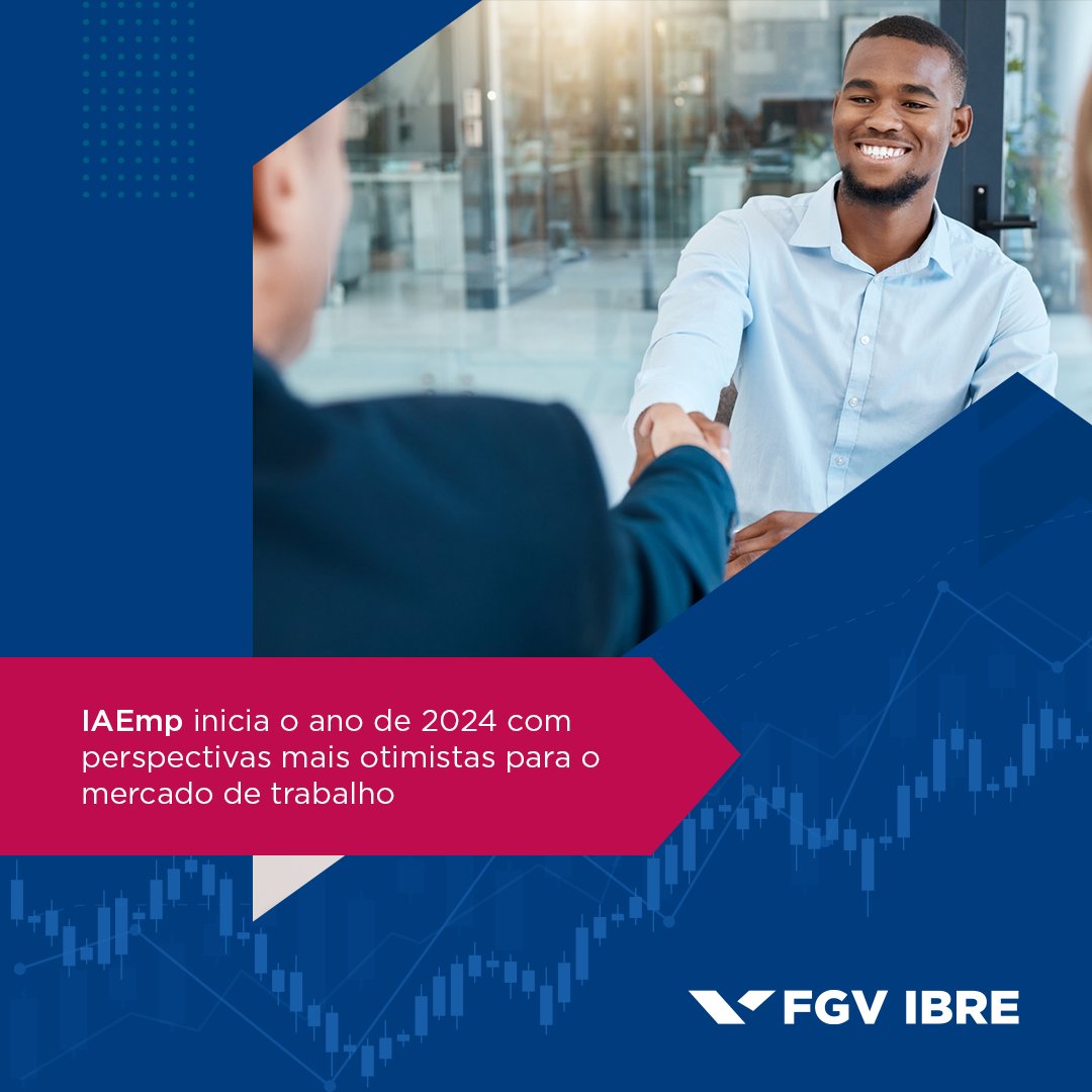 FGVIBRE's tweet photo. #IAEmp  | "Apesar das perspectivas mais otimistas para o mercado de #trabalho, é necessário analisar resultado com cautela, pois o indicador ainda se encontra em um patamar relativamente baixo [...]" segundo @GuedonTobler, economista do #FGVIBRE. Confira! https://t.co/YBhlIxBtbv https://t.co/QiiAWNm53a