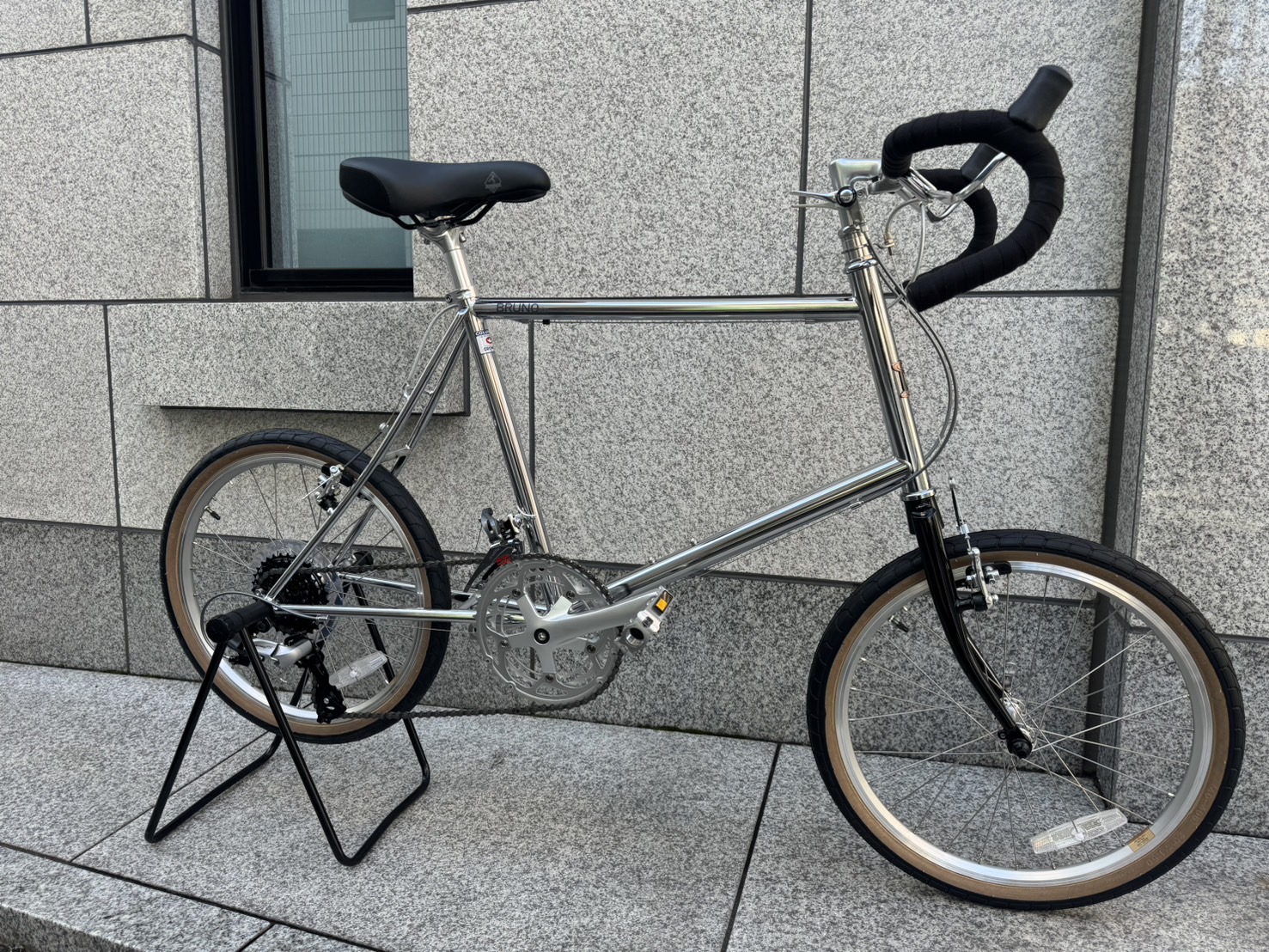 FLAME bike限定 BRUNO VENTURA CHROMEコロンバス BRUNO VENTURA CP+BLK