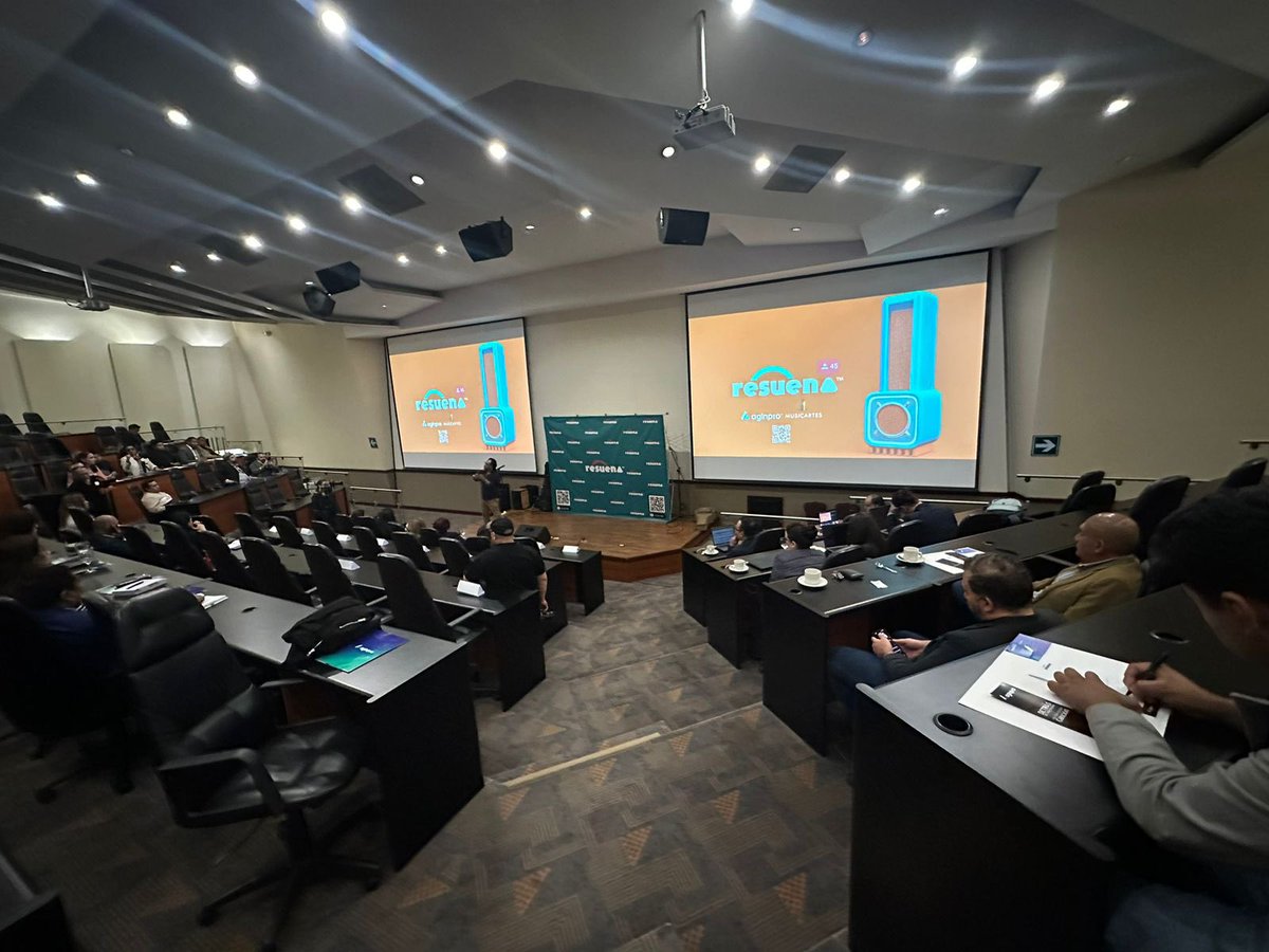 musicartesGT's tweet photo. El día de hoy #Musicartes y #Aginpro celebramos la 4ta edición de #Resuena con la conferencia #BrandingSonoro esta vez en la Ciudad de Guatemala.
Una gran experiencia en compañía de clientes, usuarios de la música, autoridades, medios de comunicación y artistas. https://t.co/Nzvf8qnpmH