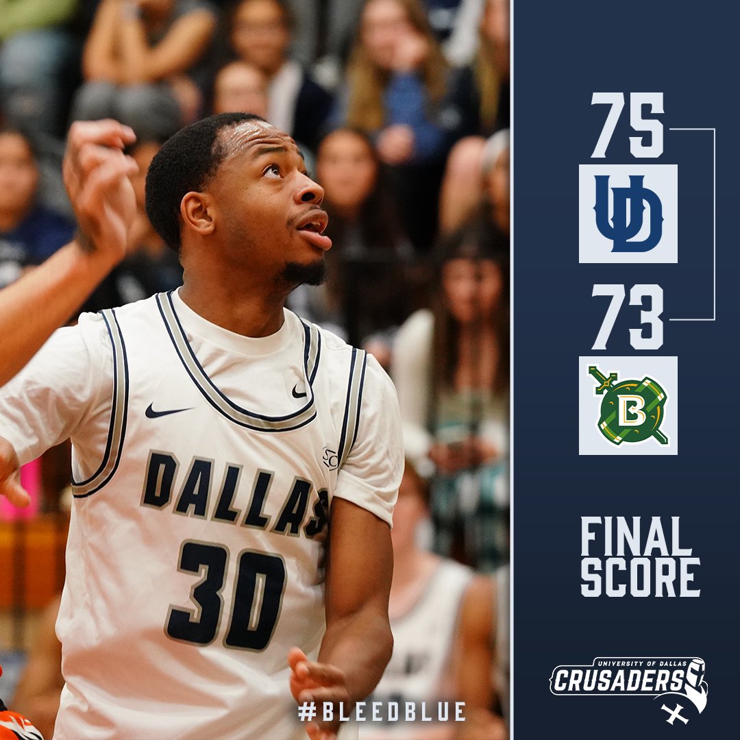 One last dub on the home floor this season 😤 #BleedBlue #d3hoops