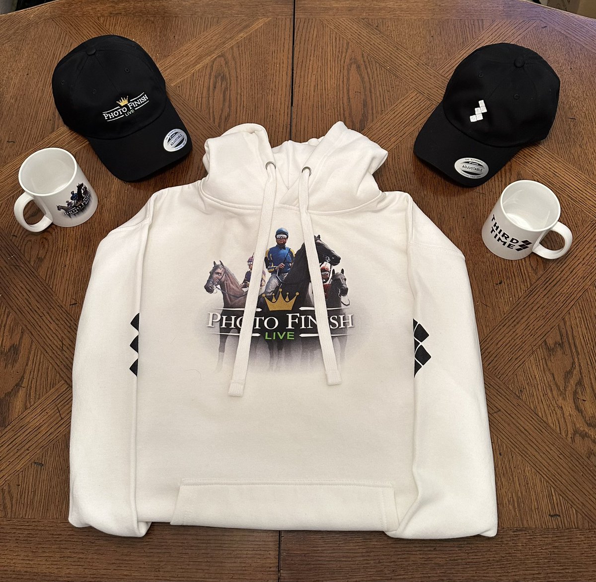 Moments ago we did a MAJOR REVEAL with <a href="/JGweb3/">🇮🇪 JGWeb3.eth 🇦🇺</a> ! 

HOODIES HAVE ARRIVED ! 
THEY ARE ABSOLUTE 🔥 ! 

Available now at ThirdTimeSwag.com ! 

Check it out !

<a href="/photofinishgame/">Photo Finish™ LIVE 🌹 🐎 Virtual Horse Racing</a> <a href="/ThirdTimeSwag/">Third Time Swag Store</a> 
#nft #HorseRacing #Gaming