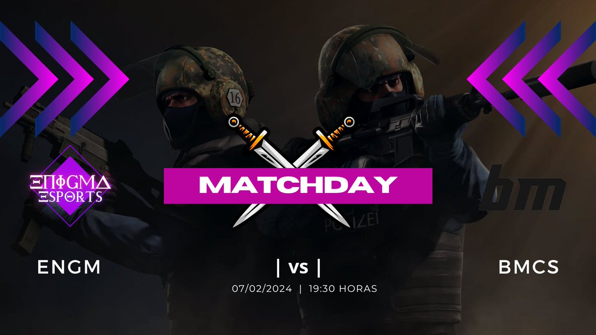 EnigmaEsportsTM's tweet photo. Venham apoiar a nossa equipa de Counter Strike na Esea League S48 contra os Bad Manners no nosso canal da https://t.co/kO8nIaTJug, hoje as 19:30h.
Link da twitch do nosso canal: https://t.co/CJ9rjJHpBg
#EnigmaCrew #CS2 https://t.co/hqC9AulTyp
