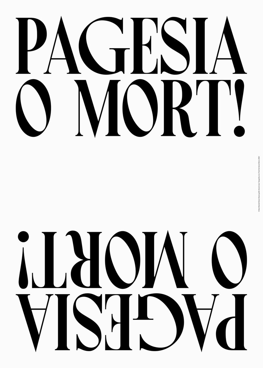 Sobirania, territori i salut! 
Sense pagesia tot això no es possible! 

La terra i els seus fruits per qui la respecten. 

#PagesiaCatalana #pagesiaomort #LaPagesiaDiuProu #FarmerProtest