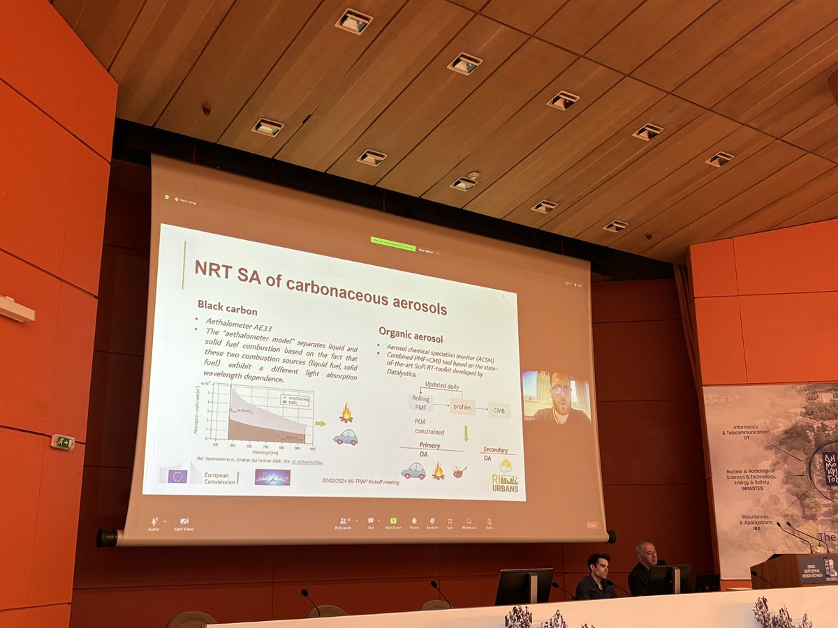 Joel F. de Brito (@joelbrito01) on Twitter photo Very interesting presentation by @JeanEudesPetit this morning during the <a href="/MITRAP_eu/">MI-TRAP</a> kick-off meeting on near-real source apportionment of carbonaceous atmospheric aerosol particles. Very interesting tool for policymakers during #AirPollution episodes. <a href="/datalystica/">Datalystica</a> <a href="/AerodyneRes/">Aerodyne Research</a> Very interesting presentation by @JeanEudesPetit this morning during the <a href="/MITRAP_eu/">MI-TRAP</a> kick-off meeting on near-real source apportionment of carbonaceous atmospheric aerosol particles. Very interesting tool for policymakers during #AirPollution episodes. <a href="/datalystica/">Datalystica</a> <a href="/AerodyneRes/">Aerodyne Research</a>