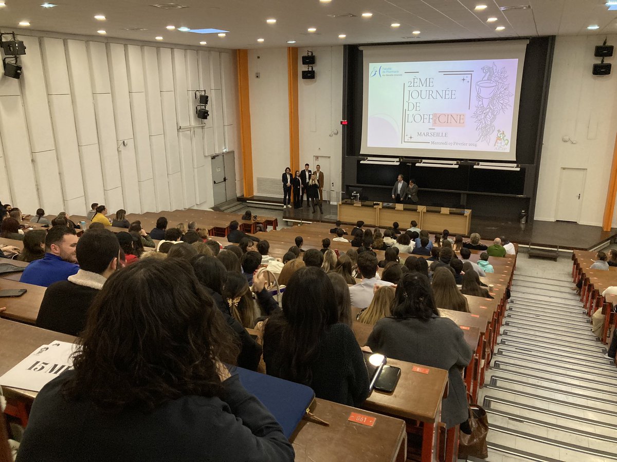 Discours d’ouverture de la 2eme journée de l’officine par <a href="/borg_jp/">Borg JP</a> 
@univamu <a href="/doyenspharma/">Conf Doyens Pharmacie</a> <a href="/aphm_actu/">AP-HM - Hôpitaux Universitaires de Marseille</a> <a href="/ARSPaca/">ARS Paca</a> <a href="/Ordre_Pharma/">Ordre national des pharmaciens</a> <a href="/PacaUrps/">URPS Pharmaciens PACA</a> <a href="/AcadPharm/">Academie Nationale de Pharmacie</a> <a href="/JPM_Pharma/">Junior Phocéenne du Médicament</a> <a href="/CorpoPharmaAE2P/">AE2P</a>