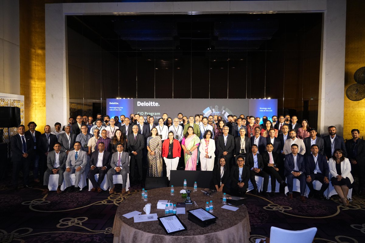 DeloitteIndia's tweet image. It’s a wrap for our exciting #CIOProgram that hosted immersive discussions, fireside chats, and insightful dialogues to set in motion the next wave of innovation and growth of #CIOs in India.
deloi.tt/4bpD8mi
#Tech #Digital