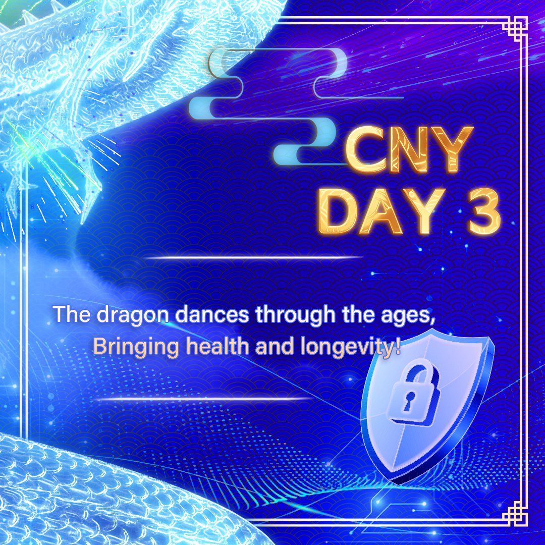 CNY Day 3 🐲

The dragon dances through the ages, bringing health and longevity.

Discord: discord.gg/fintoken
Wallet Download: fintoken.pro

#USDT #Celebrate #FINTOKEN #CNY2024
