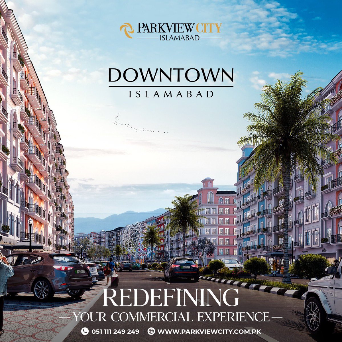 The future of commerce is here.

Are you ready to redefine your experience?

6 Marla and 8 Marla plots are available on easy installments!

For more details, Call: 051-111-249-249 |WhatsApp: 0300-0649649

#commercialplots #downtownislamabad #parkviewcityislamabad