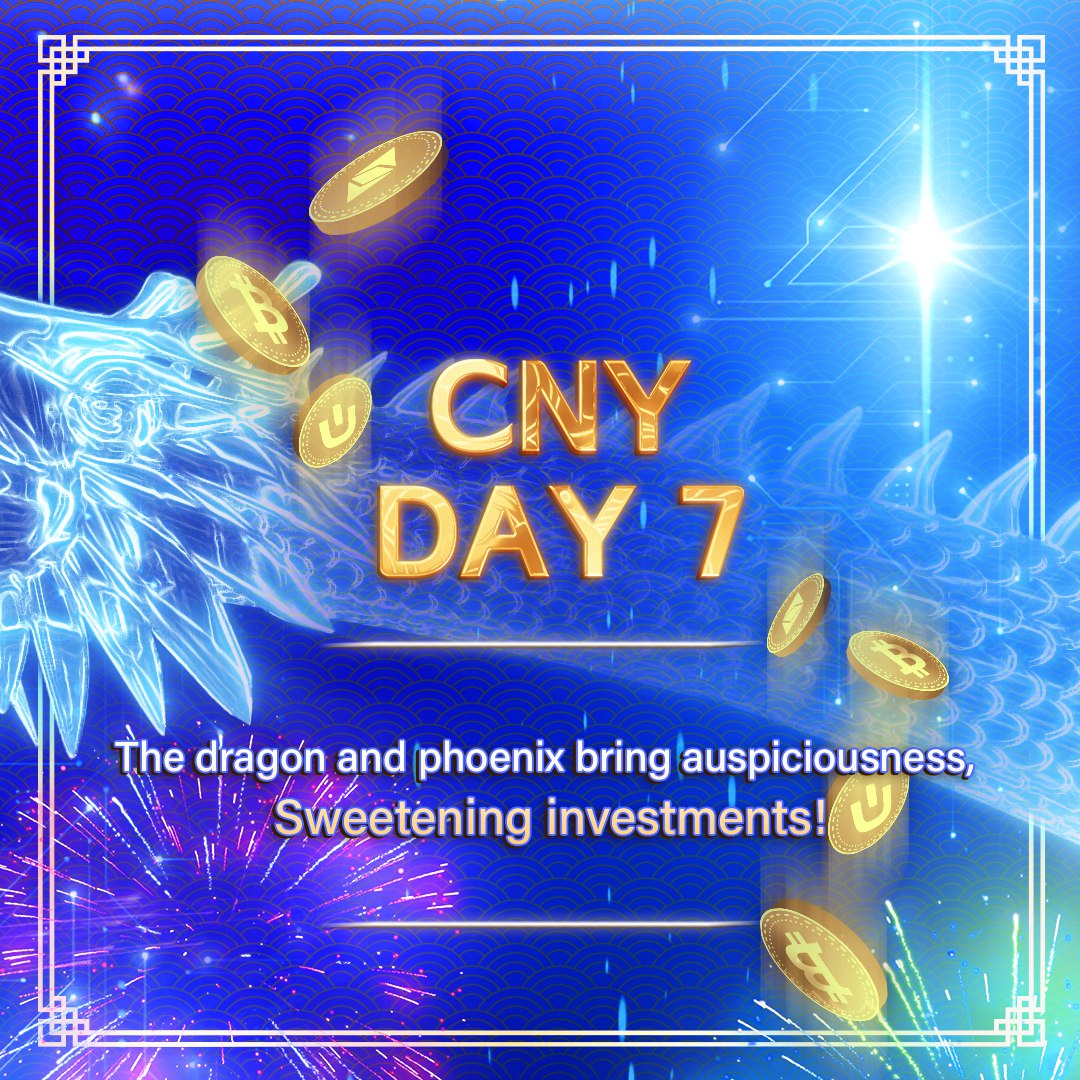 CNY Day 7 🐲
The dragon and phoenix bring auspiciousness, sweetening investments!

Discord: discord.gg/fintoken
Wallet Download: fintoken.pro

#USDT #Celebrate #FINTOKEN #CNY2024