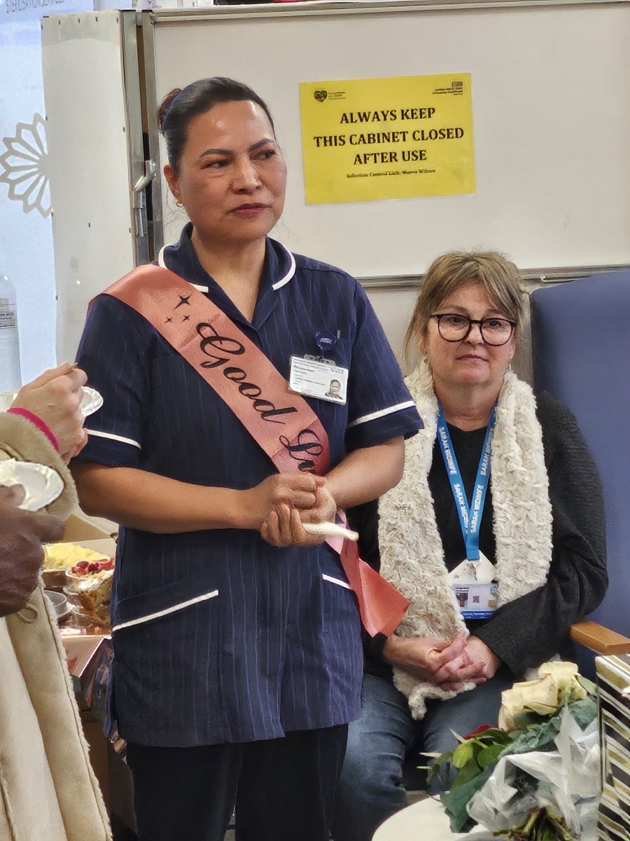@lisa_klseahorse @LNWH_NHS @Pippanightinga4 @Tracey__Beck @taconnage We say a fond farewell to a wonderful woman & colleague, midwife, Marylou Barit. 🥲 gonna miss you💖