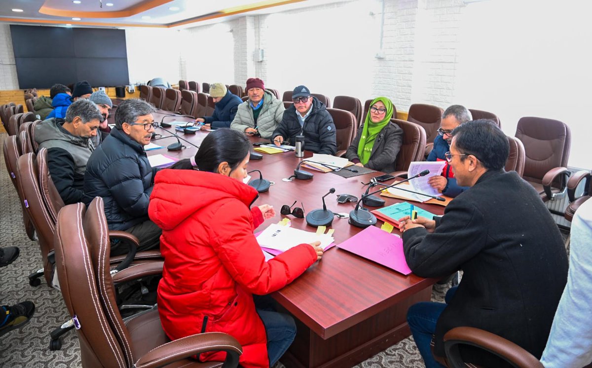 Construction of solid waste management, construction of segregation shed plant, grey water management, construction of bunds, kuls &amp; various other works were reviewed and BDOs were requested to submit plans for the year 2024-2025 to the council office for proper consultation.