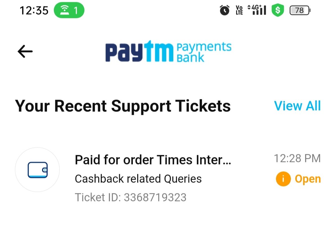 harshitdedhia07's tweet photo. @Paytmcare @paytmbankcare  @paytm Dear Team, it has been more than 10 days now, still my issue has not been resolved. I have already provided all the proofs. Why it is taking so long, to resolve it?

Ticket ID - 3368719323

Please refer to the attached screenshot. https://t.co/da2ahDc9IS