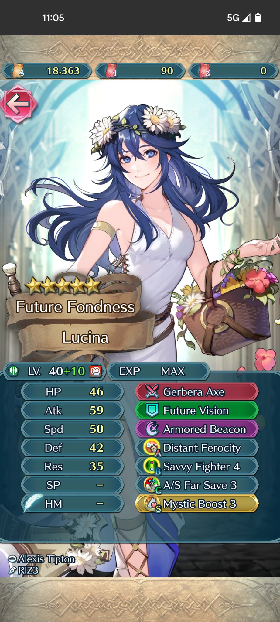 DTM on X: Final HoF for V!Lucina. Rip no Distant Dart or A/S