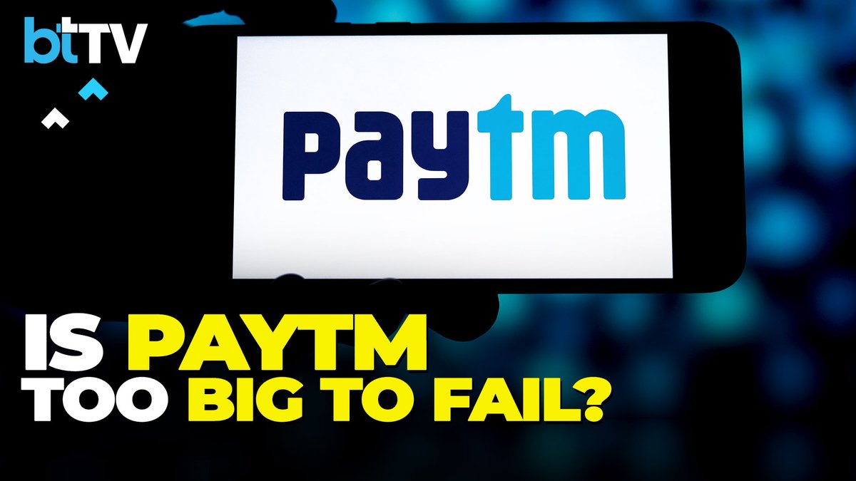business_today's tweet photo. Paytm Shares Hit 10% Upper Circuit. Will Regulators Save Paytm From Failing?
Watch: https://t.co/qivCNcW6mn | @sakshibatra18 #Paytm #PytmCrisis #PaytmShares #PaytmStocks #RBIOnPaytm https://t.co/P3b2Kpprqt