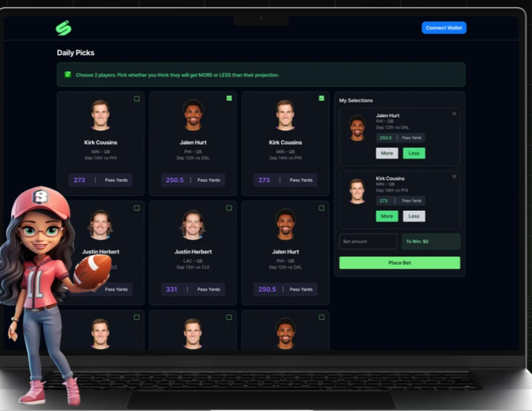 defi_shelbs's tweet photo. gm @GemsofRa seen #SENDPICKS yet??
The Sendpicks Protocol offers a robust suite of APIs and smart contracts for building fantasy sports betting applications
1.1mil mcap holding strong and many more updates along the line
>>>> @Sendpicks_io https://t.co/u4FnEEr4bg