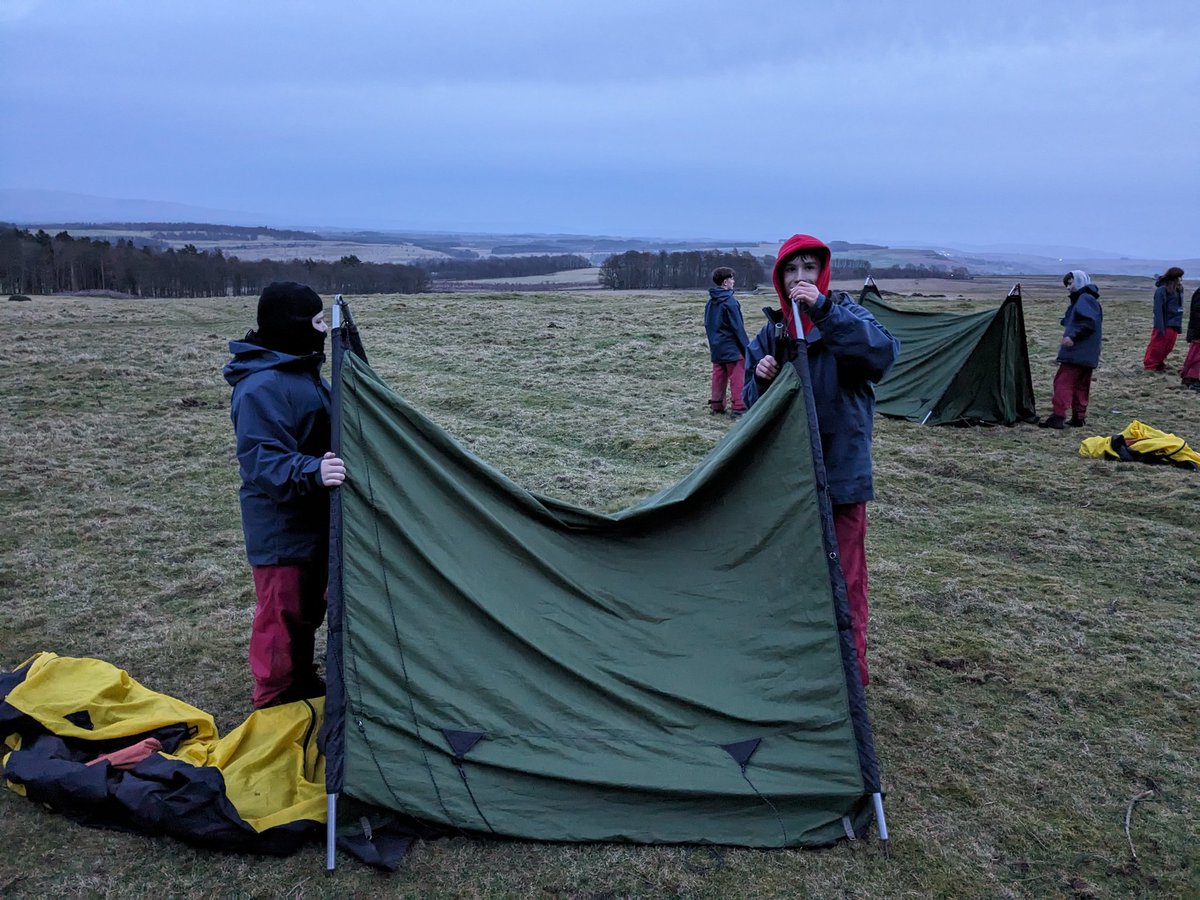 Outward Bound Day 2 - A night camping under the stars <a href="/mgsonline/">Musselburgh Grammar School</a>
