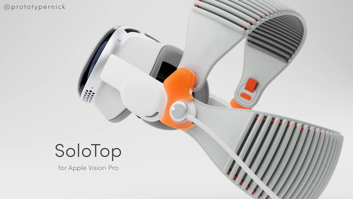 PrototyperNick's tweet photo. For anyone interested in getting their hands on the SoloTop (physical or 3D printable files!) for their Apple Vision Pro, fill out the following form so I can keep you in the loop once I'm open for shop!
https://t.co/UNoLyEhtSg
#VisionPro #SoloTop https://t.co/6AuWrmS87G