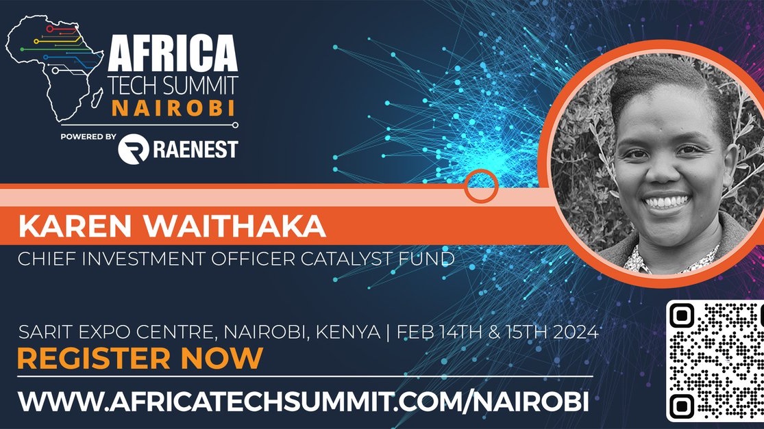 Catalyst Fund (@thecatalystfund) on Twitter photo ✨Join us for the <a href="/AfricaTechSMT/">Africa Tech Summit - Accra 24-25th Sep</a> in Nairobi next week, Feb 14th-15th. During the summit, our very own <a href="/carrarom/">Maelis Carraro</a> and Karen Waithaka will speak in an exciting panel to discuss Mastering Climate Tech Innovation in Africa🚀
Register: bit.ly/3SuXKBh #ATSNBO ✨Join us for the <a href="/AfricaTechSMT/">Africa Tech Summit - Accra 24-25th Sep</a> in Nairobi next week, Feb 14th-15th. During the summit, our very own <a href="/carrarom/">Maelis Carraro</a> and Karen Waithaka will speak in an exciting panel to discuss Mastering Climate Tech Innovation in Africa🚀
Register: bit.ly/3SuXKBh #ATSNBO