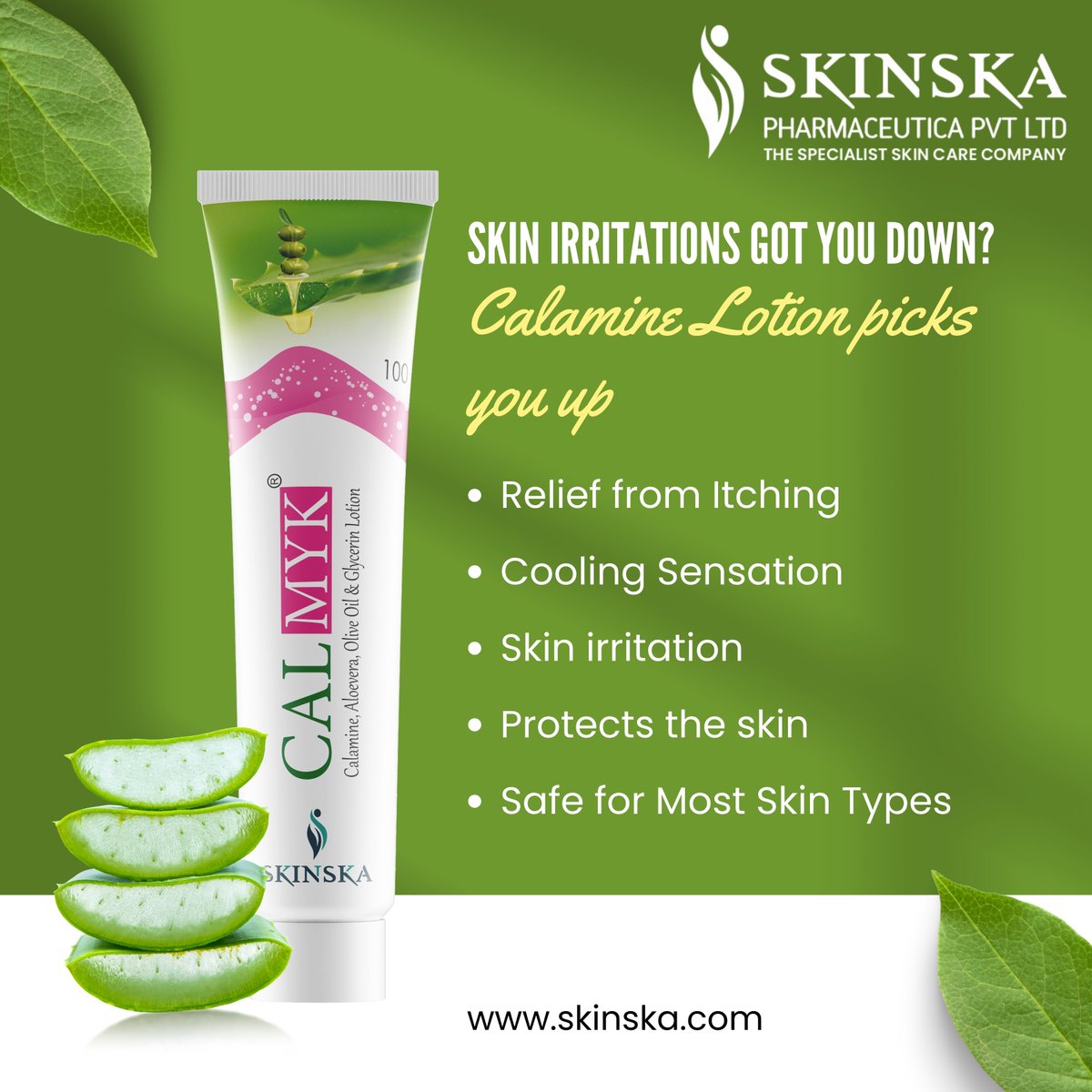 𝐂𝐀𝐋𝐌𝐘𝐊 𝐋𝐨𝐭𝐢𝐨𝐧!

Shop Now At: skinska.com/products/calmy…

#skinskanaturals #skinska #skincare #skincareproducts #healthyskin #skincareroutine #pricklyheat #bodycare #skinlove #dailyskincare #skinconfidence #skinrashes #skindryness #calamine #itchiness #chickenpox #acne