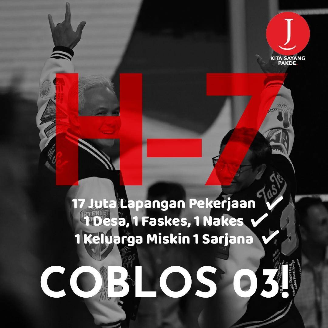 Suara Anda penting. Satu minggu lagi – gunakan hak demokrasi Anda. 🗳️#PilihUntukPerubahan #IndonesiaMemilih