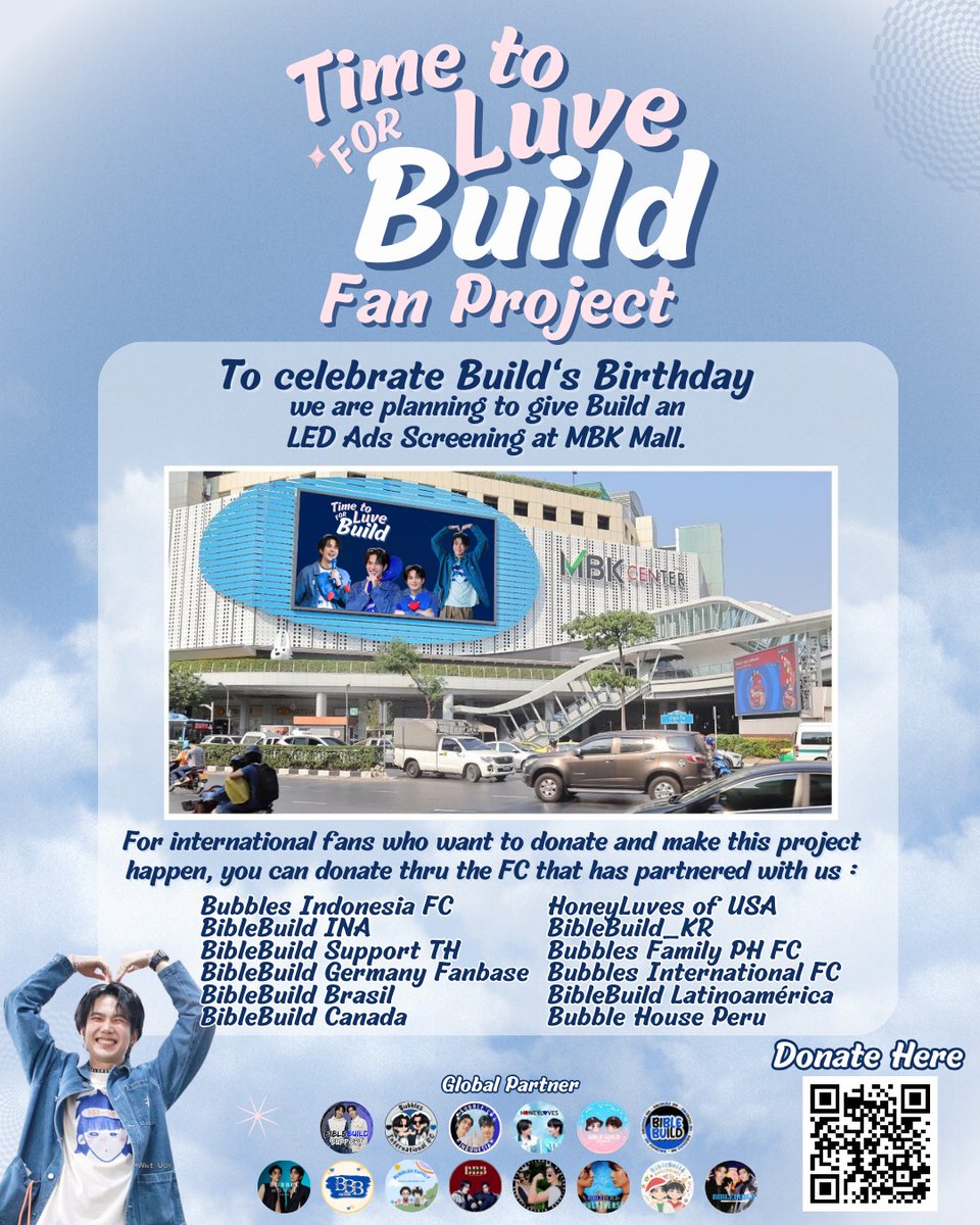 BibleBuild_INA's tweet photo. Hi bubbles and beyourluve 💙 

In order to celebrate Biu birthday's this year.

We & several FC's agreed to collaborate in an event entitled "Time to Luve for Build" with plan to screening LED ads at MBK Bangkok.

to make this project happen :
visit the link or scan the barcode on flyer
🔗 https://t.co/VxcV6y1r3S
 🗓  End 10th April

We would like to thank to Global Partner who join in this project 😊🙏🏻 
@bubbles_indo 
@BibleBuild_TH 
@bubblesfamph
@BBB_Multiverse 
@BibleBuildPH 
@BibleBuildBR 
@BibleBuildLatam 
@BibleBuild_INA 
@bubblesfamph 
@USA_HoneyLuves 
@BibleBuild_KR 
@BubblesIntFC 
@BibleBuildGER
@BibleBuild_CA @bubblehouse_pe

#Beyourluve #byl #Bubbles #BiuBirthdayProject