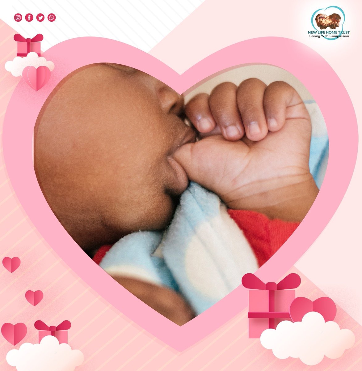 NewLifeHomeKE's tweet photo. Tiny thumb, big comfort. A sweet moment of warmth and cozy joy. #PamojaTwajali #SeedsOfCompassion https://t.co/K5eKonzYh7