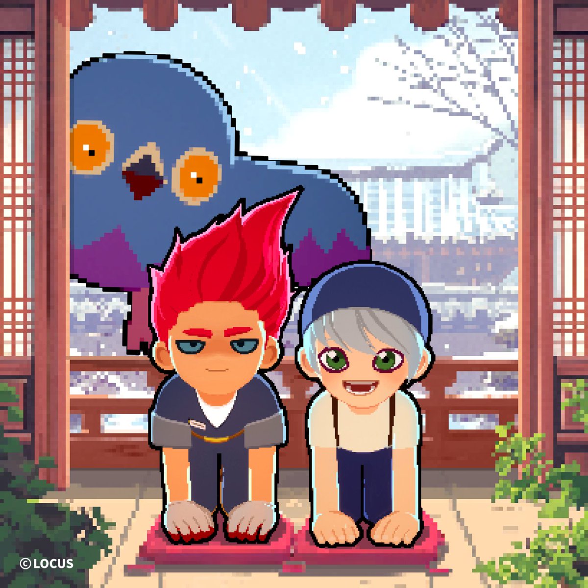 까치까치 설날은 어저께구요.
우리우리 설날은 이번주래요~🎶

모두 새해 복 많이 받으세요!
 ＼│／
 .*"☆"*.
( ♡복♡ )
 "*.__.*"

#전자오락수호대 #전오수 #패치 #퍼블리 #전서구 #guardiansofthevideogame #전오수애니 #로커스 #locus_animation #HappyNewYear