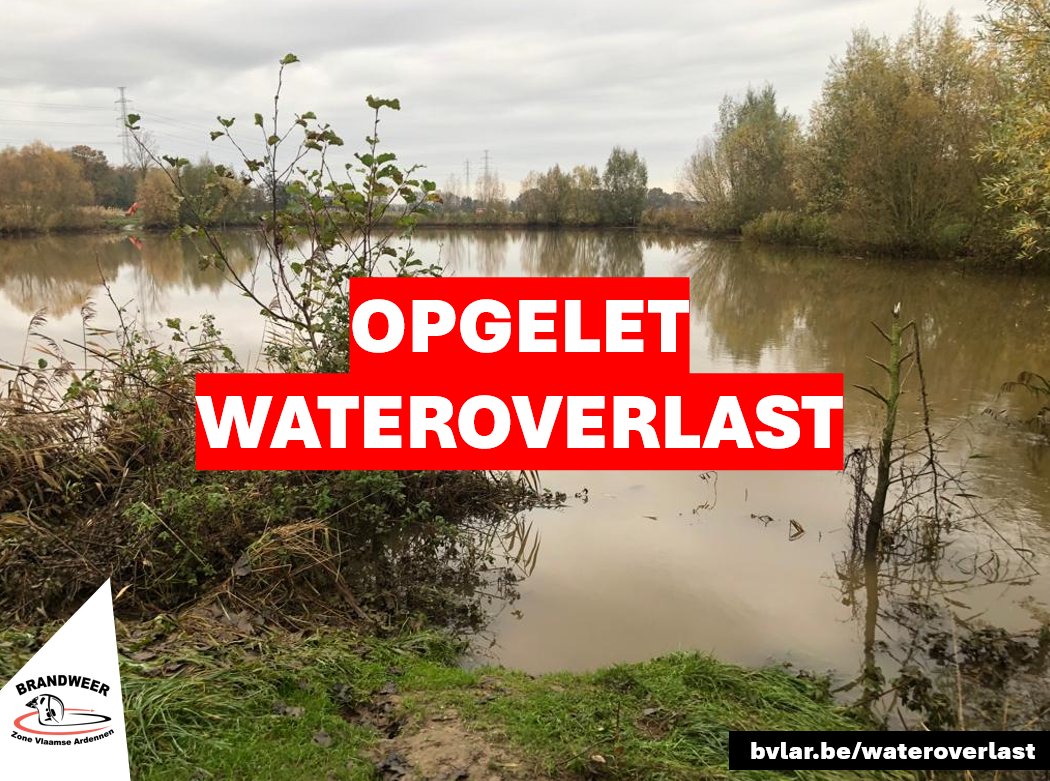 BVLAR's tweet image. [WATEROVERLAST 07/02/2024]
Wij zijn reeds op baan voor het verhelpen van wateroverlast.
Opgelet, sommige niet-bevaarbare waterlopen kunnen hun alarmpeil bereiken in de loop van de dag. Hou de sociale media van je stad of gemeente in de gaten voor actuele informatie en maatregelen