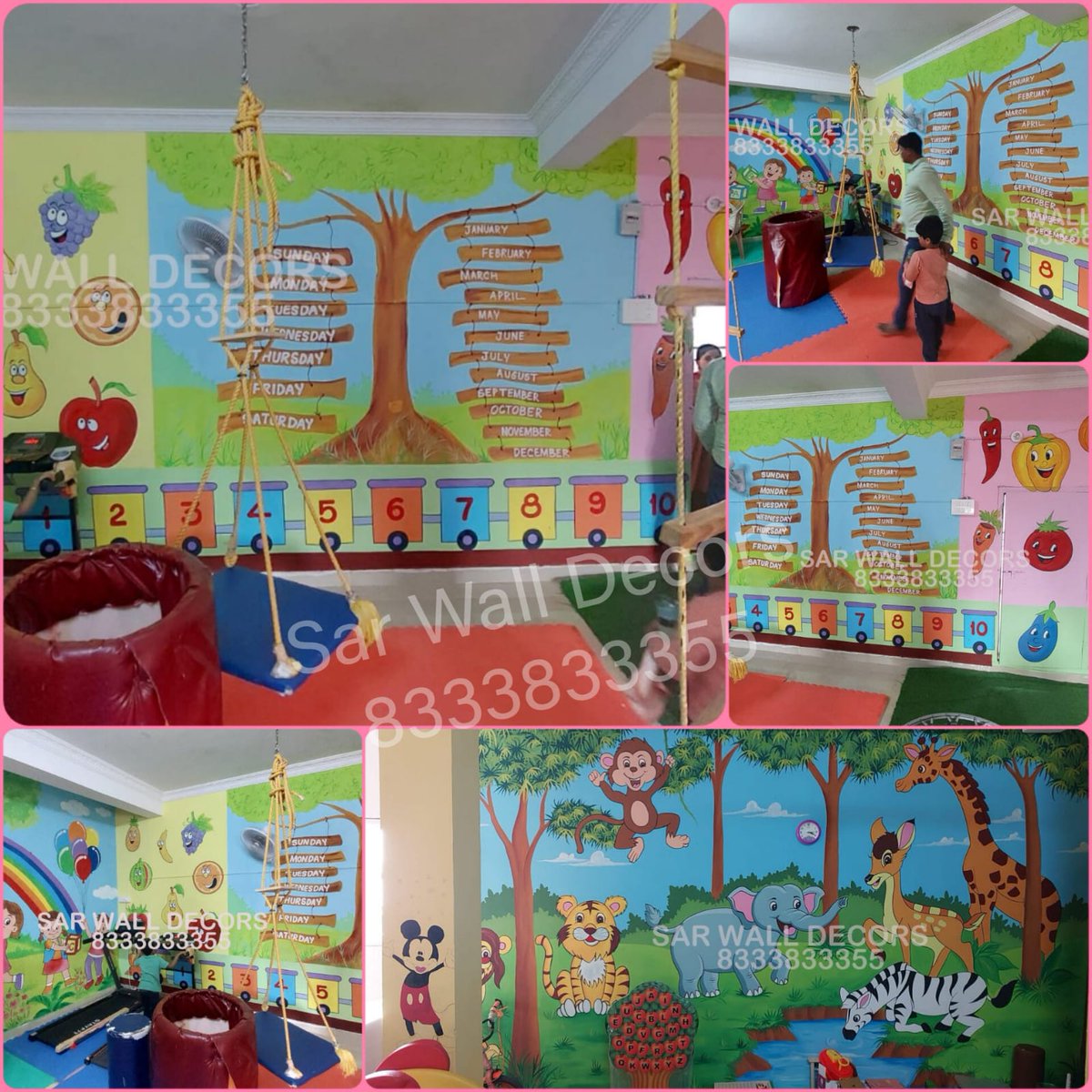 sarwalldecors's tweet photo. Childern's Therapy Center Wall Art Designs in Evolution Special School at Attapur
#childernstherapycenter
#autism
#autismcenter
#wallartpaintingforautism
#speechtherapy
#childdevelopmentcenter
#wallpaintingfordaycare
#childernshospitals
#playtherpay
#occupationaltherapy
#artist. https://t.co/B3FQntLz5E
