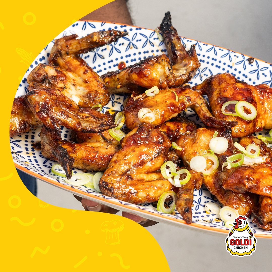 Looking for a wingman for love? Our tasty chicken wings have got your back! Tag someone who's your partner in devouring chicken wings. 🍖❤️ #GoldiChicken #LeapYearLoveYear #WingmanForLove