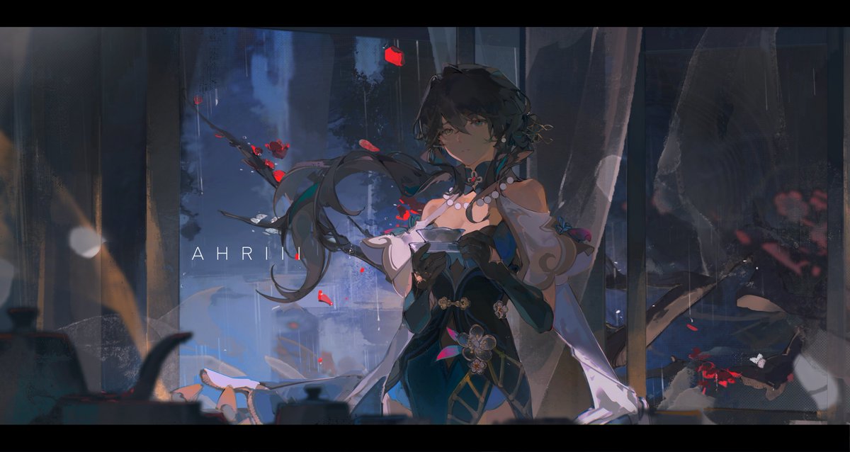 ahriii7's tweet photo. 听雨赏梅
commission
#HonkaiStarRail #RuanMei https://t.co/4BVDoqdE47
