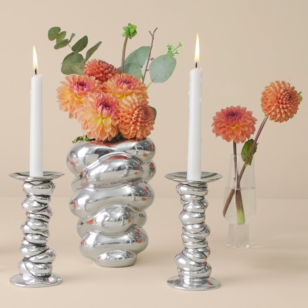 Valentine's Day Countdown at <a href="/CarrolBoyes/">Carrol Boyes Functional Art</a>
Day 7: Embrace Romantic Dinner Dates
Show your love to your partner and enjoy a romantic weeknight dinner date.
Candle Stick wound up - NOW R1199, WAS R1499
Valid until 14 Feb 2024.
T's &amp; C's Apply.
#CBLove #IconicSandton