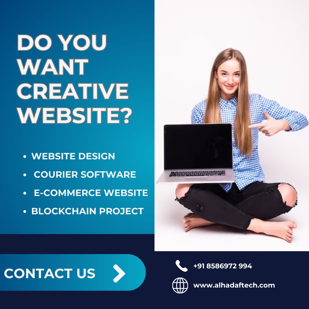 PerfectTech3's tweet image. Boost your online visibility with Al-Hadaf Technologies! We craft custom websites that showcase your brand effectively. Let's create your digital success story together! Contact us-+91 8586972994
Visit us- alhadaftech.com
#business #businessgrowth #webdeveloper #webdesign
