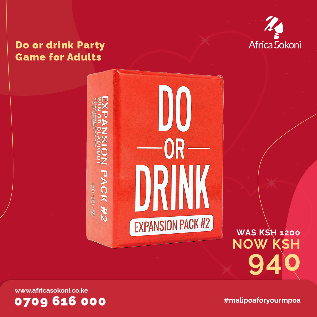 Are you looking to host a few friends for game night and a buzz? This game comes highly recommended. To purchase, ☎Call 0709616000 📲Whatsapp 0725616000 🔗bit.ly/3SOCJTe #LoveYourCart #FebruaryFinds #ValentinesDeals #ShopTheLove #HeartfeltGifts #FebruaryFavorites